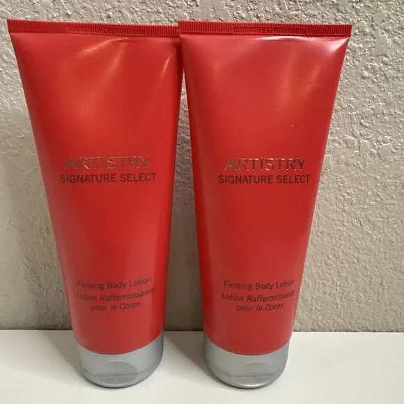 Artistry Signature Select Firming Body Lotion 200g 7.05 oz Lot of Two Red Tubes - Picture 2 of 8